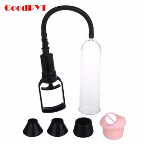 Male Penis Enlargement Extender Device Strengthen Erect Assistor Vacuum Pump Sex Toy For Men Erotic Help Bob Adult Product - sextoysok