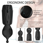 Blowjob Male Masturbator Penis Sex Toy for Men Electric Pulse Vibrator Penis Endurance Delay Lasting Trainer Masturbation Cup - sextoysok