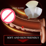 Thick Condoms For Men Dildo Extender Reusable Penis Sleeve Intimate Goods Penis Enlargement condom Rings Cock Massager Sex Toys - sextoysok