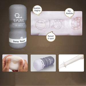 Meselo Realistic Vagina Anal Male Masturbator Silicone Soft Tight Pussy Erotic Adult Toy vibrator Sex Toys For Men Masturbatings - sextoysok