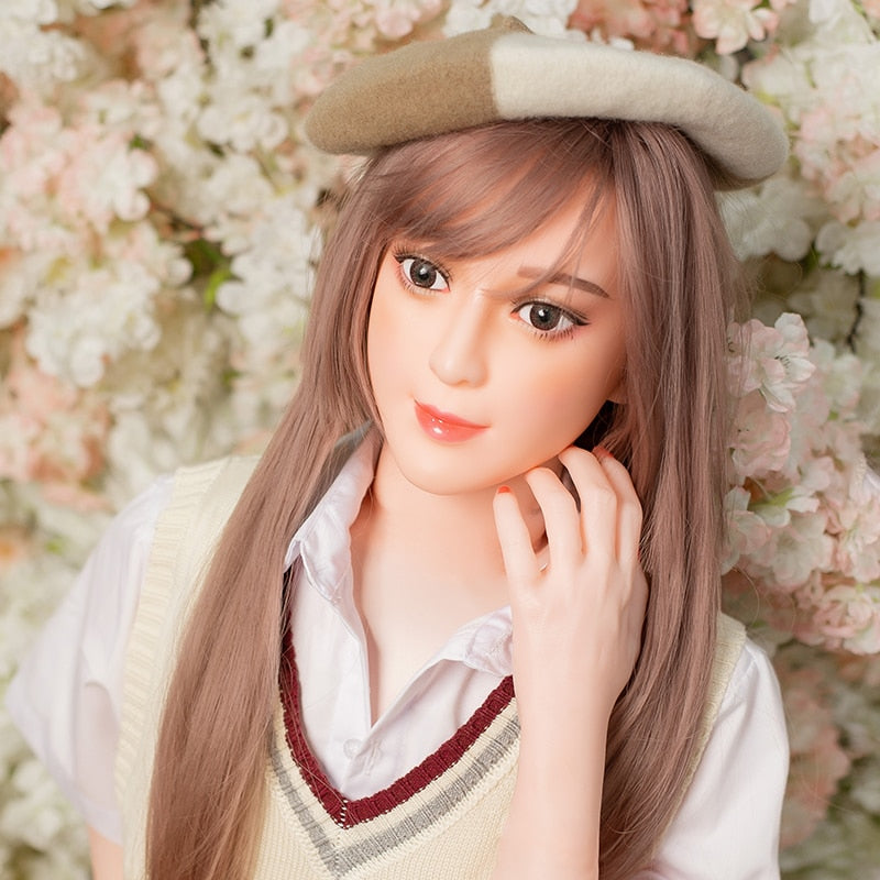 160cm Sex Doll for Men Adult Love Doll Vagina Lifelike Pussy Japanese Realistic Big Breast Sexy Doll Doll Porn Big Breast (Flesh) - sextoysok