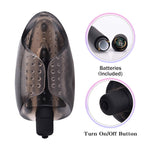 Penis Weights Exercise Penis Enlargement Penis Vibrating Nozzle Suck Dick TPE Male Sex Aids Sex Toys for Men (Black) - sextoysok