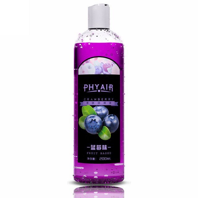 Lubricant anal grease for sexlube gel Vagina lubrication 200ml fruit taste water based oil lubricante sexual fruit flavor - sextoysok