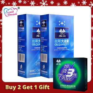 Sweet Dream Life Condoms 100 Pcs/Lot Natural Latex Smooth Lubricated Contraception Condoms for Men Sex Toys Sex Products LF-011 - sextoysok