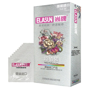 100PCS Natural Latex Smooth Lubricated Condom Ultra Thin Contraception Condoms for Men Sex Toy - sextoysok