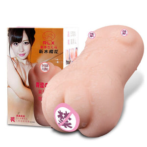 Sex Toys for Men 4D Realistic Deep Throat Male Masturbator Silicone Artificial Vagina Mouth Anal Erotic Oral Sex masculino toy - sextoysok