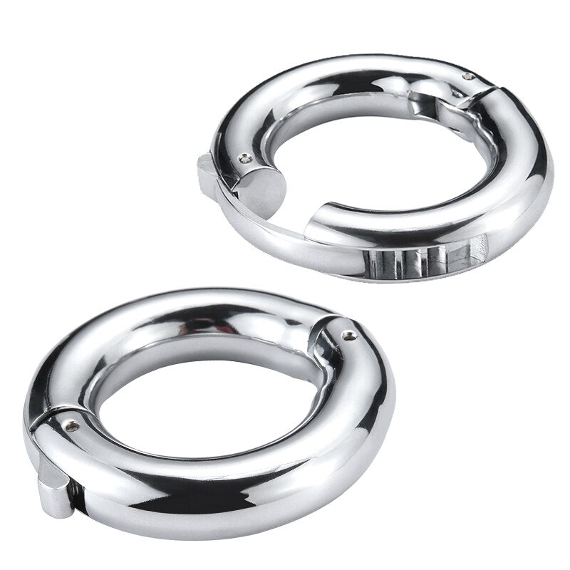 Cock Ring Penis Enlargement Metal Penis Ring Private Goods Ring Cock for Man Increase Penis Extender Intimate Penis Sleeve Dick - sextoysok