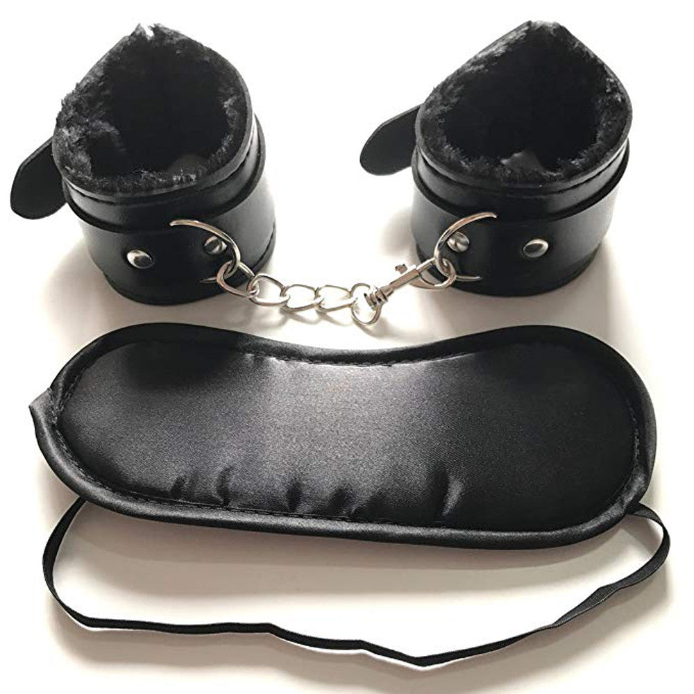 SM Game bandage sex toys for woman SM Game Suit Adult Handcuffs Ball Whip Kit Bondage Set Couple Sex Toys 10PCS sw - sextoysok