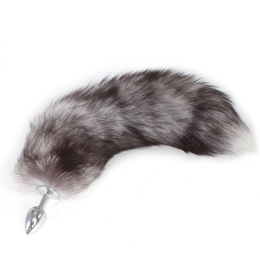 SAIXS Fox Tails Anal Plug Metal Anal Sex Toys Butt plug Sex Games Role play Cosplay Toys S plug Drop Shipping - sextoysok