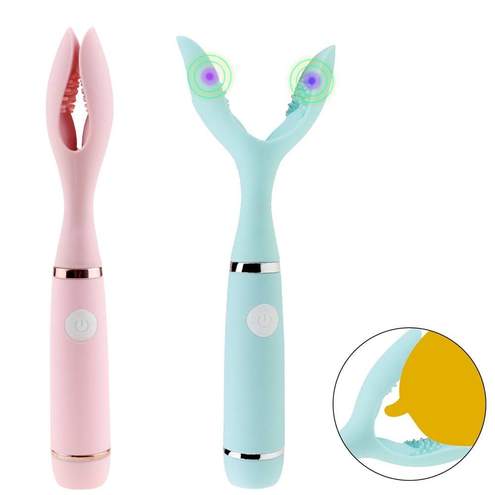 Multi Use Clitoris Sex Toys Soft Breast Massger Nipple Clamps Vaginal Vibrator Pussy Stimulator Sex Toy for Women Erotic Goods - sextoysok