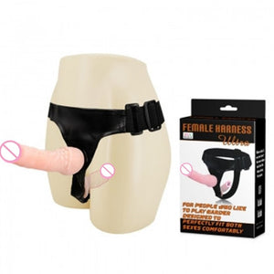 Double Dildo Strap on Bullet Vibrator Adult Sex Toys For Women Ultra Elastic Harness Strapon Dildos Lesbian Couples Sex Product - sextoysok