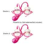 Electric/Manual Breast Massager Vacuum Cup Vibrating Breast Enlarge Enhance Nipple Sucker Breast Massager Pump With Retail Box - sextoysok