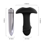 PHANXY Vibrator Male Anal Plug Medical Soft Silicone Anal Cork With Vibration 7 Speed Butt Plug Adult Sex Toys For Women Couples - sextoysok