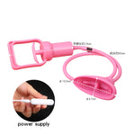 vagina sucking tongue vibrator Vacuum Pussy Pump Nipple Vibrator Clitoris Stimulation Female Masturbation Sex Toys For Women (Pink) - sextoysok