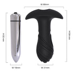 PHANXY Vibrator Male Anal Plug Medical Soft Silicone Anal Cork With Vibration 7 Speed Butt Plug Adult Sex Toys For Women Couples - sextoysok