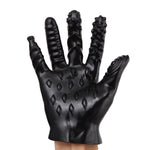 Hot sale top Erotic Sex Toys For Couples Sex Gloves Vagina Stimulator Self-comforting Breast Nipple Massage (BLACK) - sextoysok