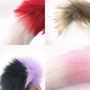 Silicone Plug Fox Tail butt plug and lovely ears anal Sex Toy for women Adult Games Sex Products and dildo vibrator - sextoysok