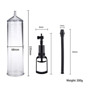 Dick pump with 3 color silicone sleeve, Effective penis enlargement pump, Erection penis extender phallosan penile pump sex toys - sextoysok