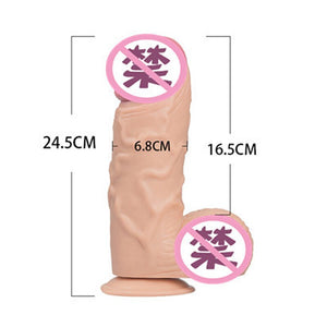 24.5*6.8cm Giant Huge Dildo Super Big Dick With Suction Cup Anal Butt Plug Large Dong Realistic Penis Sex Toys For Woman - sextoysok