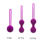 Smart Kegel Balls Vaginal Balls Muscle Tight Exercise Vibrator Vaginal Clit Massager Ben Wa Balls Sex Toys For Adults Women - sextoysok