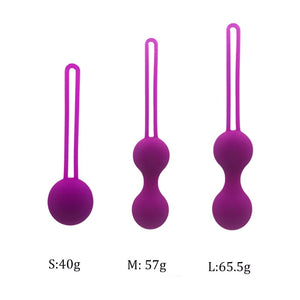Smart Kegel Balls Vaginal Balls Muscle Tight Exercise Vibrator Vaginal Clit Massager Ben Wa Balls Sex Toys For Adults Women - sextoysok