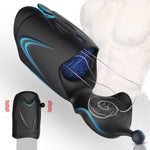Blowjob Sex Toys for Men Deep Throat Male Masturbator Automatic Penis Pump Vibrators Tongue Licking Glans Massager Sex Shop - sextoysok