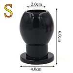 Large, medium and small soft rubber hollow female female expansion anal device unisex backyard expander foreign trade hot produc - sextoysok