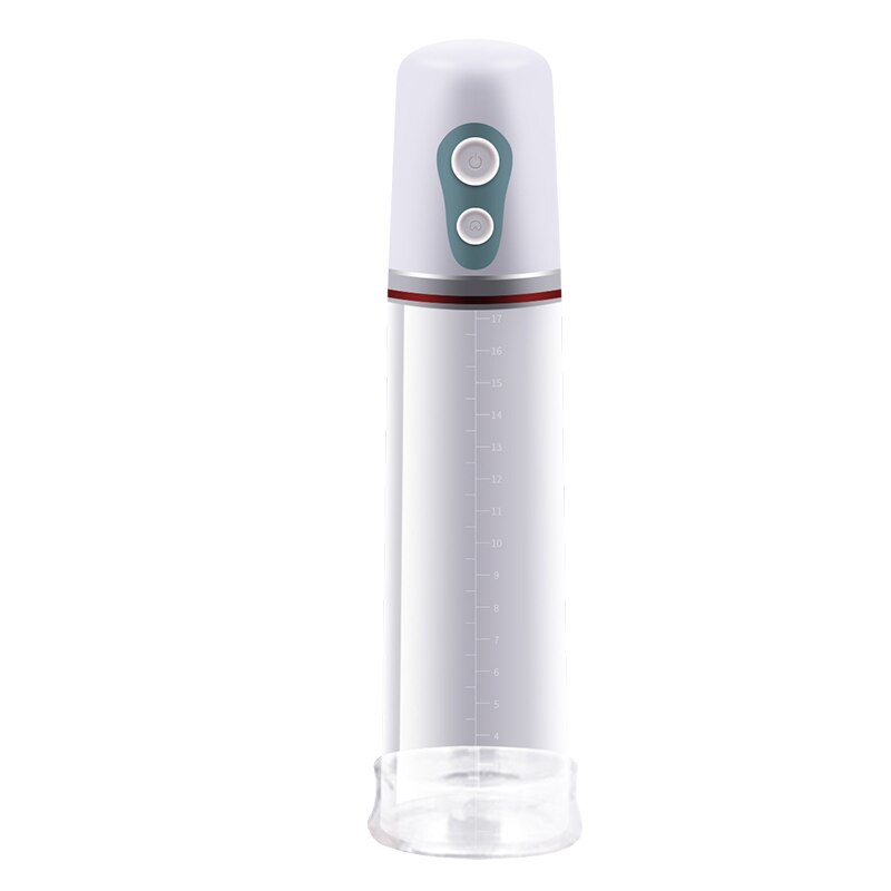 USB Electric Penis Pump Vibrator Electronic USB Rechargeable Male Vacuum Pump Penis Enlargement Automatic Pump sex Toys - sextoysok