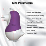 Sucking licking G Spot Vibrator Sex Toys for Woman Adults Nipple Clit Sucker Clitoris Stimulator Tongue Oral Sex Suction Blowjob - sextoysok