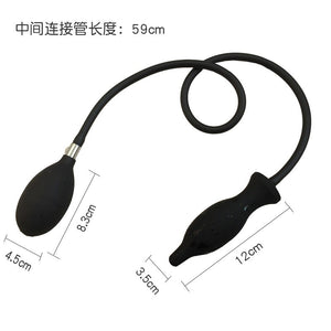 Inflatable Anal Plug Super Large Huge Max 12cm Dildo Pump Anal Dilator Expandable No Vibrator Butt Plug Anal Balls Sex Toys - sextoysok