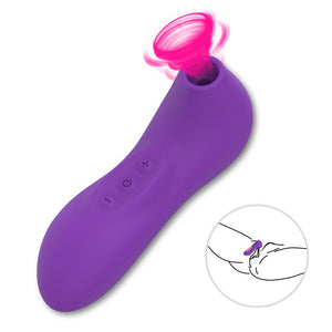 Sucking licking Vibrator Sex Toys for Woman Adults Nipple Clit Sucker Clitoris Stimulator Tongue Oral Sex Suction Blowjob - sextoysok