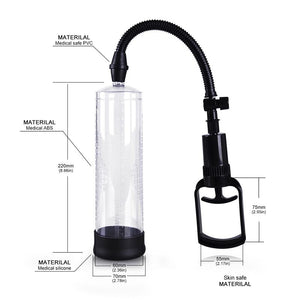Hand some up strong Pump Penis Enlargement Sexy Toys For Men Man Penis Pump Extension Device Adult sex Product for mal - sextoysok