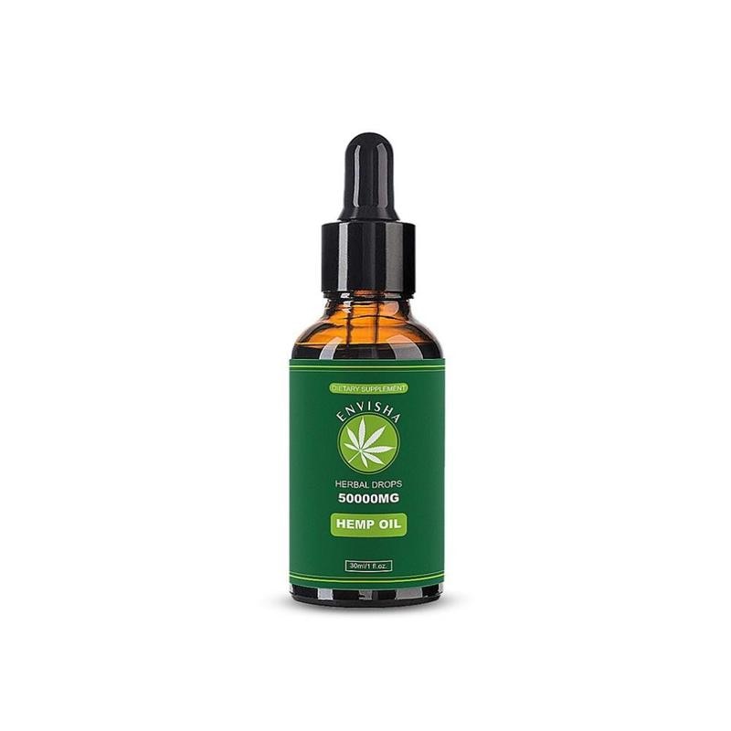 30 ml 50000 mg Contains cbd Organic Hemp Seed Oil Sleep Aid Anti Stress Hemp Extract Drops for Pain, Anxiety & Stress Relief (as shown) - sextoysok