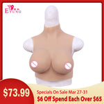 Eyung Silicone Breast Forms Realistic Fake Boobs Tits False Chest Crossdresser Transvestite Mastectomy Silicone Breast Plate - sextoysok