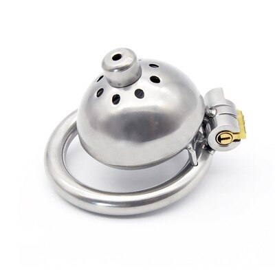 Free Sipping!! 304 stainless steel Male Chastity Device Super Small Cock Cage with Stealth lock Ring Sex Toy A269 - sextoysok