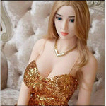 sitting stand Posture Thickening Inflatable Sex Doll Tits Can Be Filled With Water Shoulder Seamless Love Doll Male Masturbator (Light yellow) - sextoysok