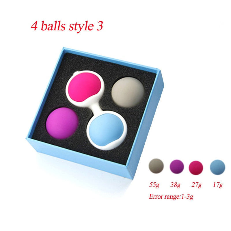 sex toys For Women Medical vaginal balls Magic kegel exercises Silicone Koro Kegel geisha chinese Balls Dumbbe exercise device - sextoysok