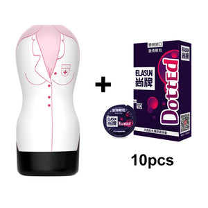 FOX Sex Shop Male Masturbator Vagina Real Pussy Sex Toys for Adult Product Male Masturbation Artificial Vagina - sextoysok