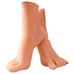 Male masturbation soft gel new male model feet can be inserted into the vagina realistic silicone realistic soft model feet - sextoysok