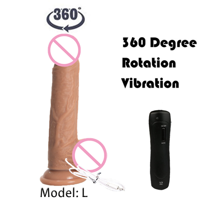 Huge Faloimitator Realistic Dildo Vibrator for Women Strapon Phallus Thick Silicone Penis With Suction Cup Sex Toys for Adults - sextoysok