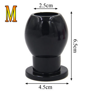 Large, medium and small soft rubber hollow female female expansion anal device unisex backyard expander foreign trade hot produc - sextoysok