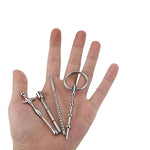 Dilator Stainless Steel Sound Rods Catheters (7 Outfit) Sounding Irritation Rod Urethral dilation horse eye stick male appliance - sextoysok