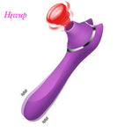 Clit Sucker Vagina Sucking Vibrator Sex Toy for Woman Clitoris Sucker Blowjob Oral Licking Nipple Sex Toys for Adults Couples - sextoysok