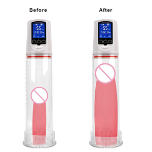 VATINE Penis Extender Electric Penis Pump Automatic Penis Enlargement Erection Penis Enlarger Vacuum Pump Sex Toy for Men - sextoysok