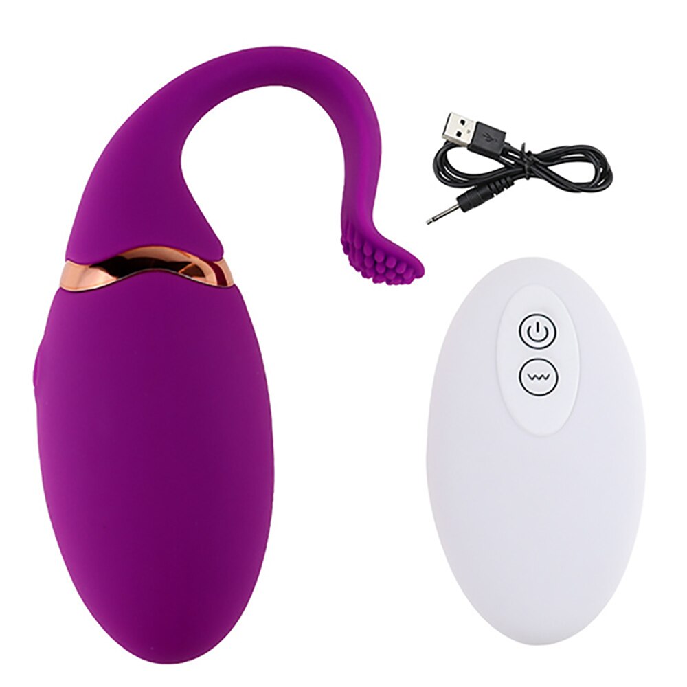 Sex Toys for Woman 10 Speed USB Charging Wireless Remote Control Fish Tail Jump Egg Vibrator Waterproof Massage Vibrator SexGift - sextoysok
