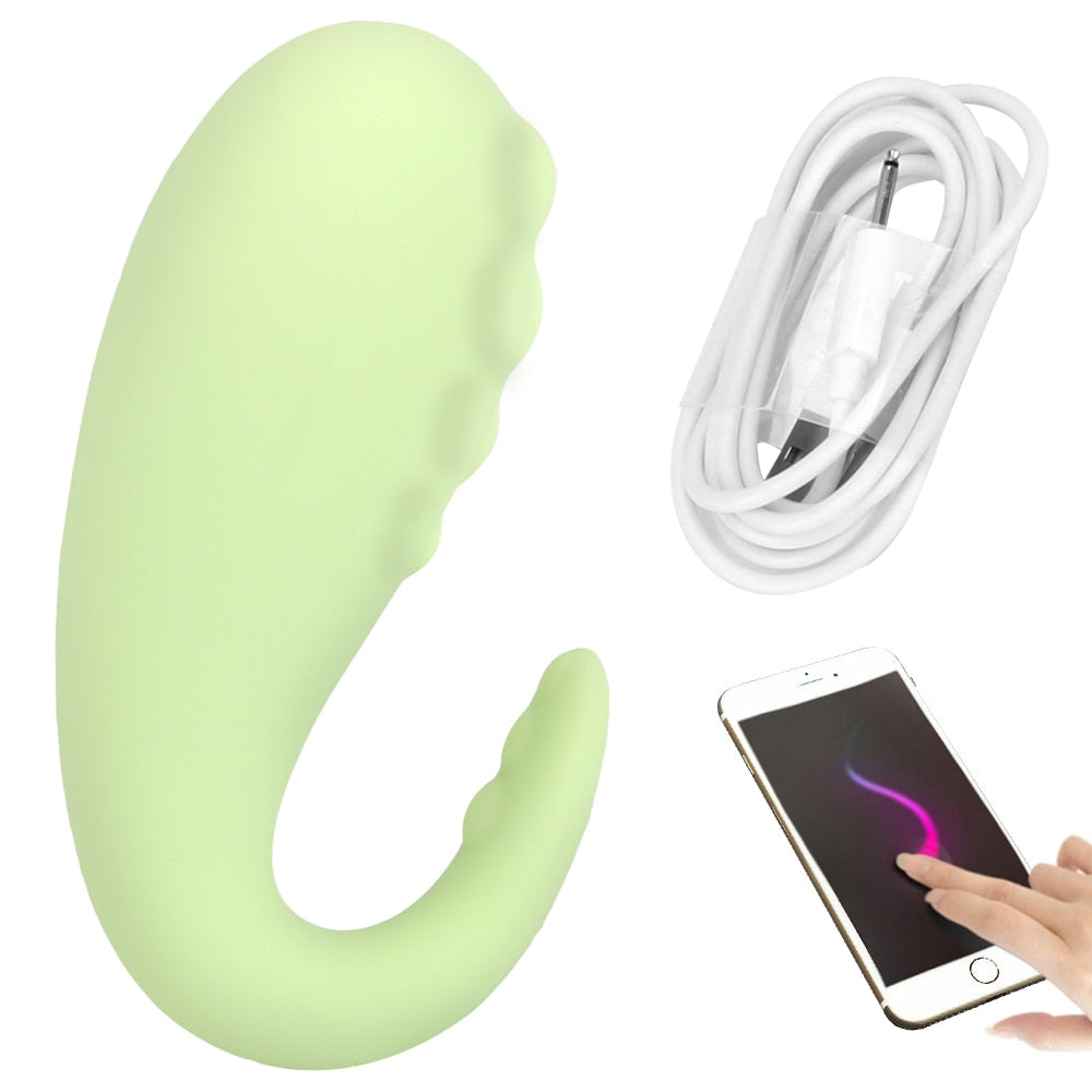 OLO Silicone Monster Pub Vibrator APP Bluetooth Wireless Remote control G-spot Massage 8 Frequency Adult Game Sex Toys for Women - sextoysok