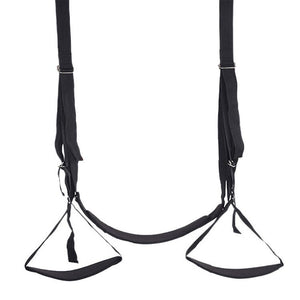 Sex Swing Door Swing Sexy Bondage Door Slam Adult SM Game Fetish Bondage Leg Open Spreader For Women Men Couple Chairs Hanging (Black) - sextoysok