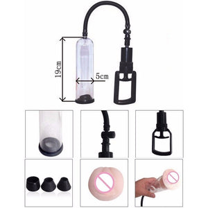 Male Penis Enlargement Extender Device Strengthen Erect Assistor Vacuum Pump Sex Toy For Men Erotic Help Bob Adult Product - sextoysok