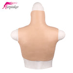Spring Sale crossdressing B cup boobs silicone breast plate tetas for crossdresser drag queen shemale travesti transexual - sextoysok
