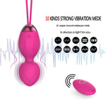 Vaginal Tight Balls Remote Control Kegel Balls Vibrator Geisha Ball Vibrating Egg Silicone ben Wa Ball Adults Sex Toys For Woman - sextoysok